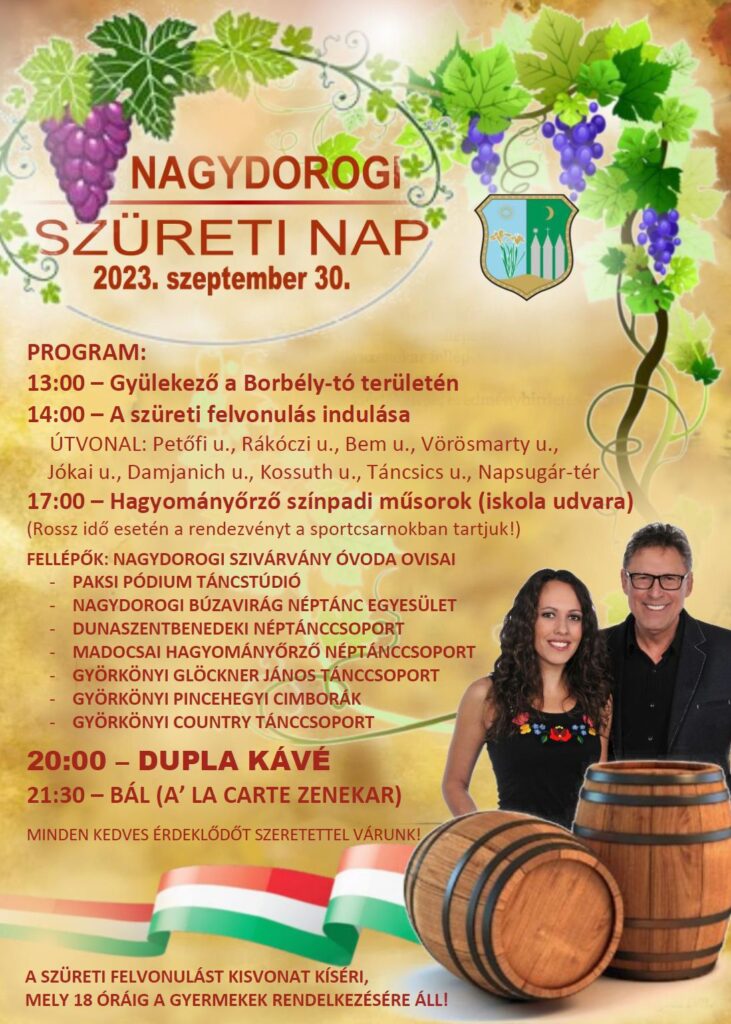 tolnamegyeihirek.hu - Szüreti Napot tartanak Nagydorogon
