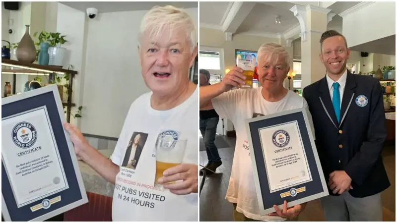 Egy 69 éves nyugdíjas döntötte meg a kocsmázás világrekordját