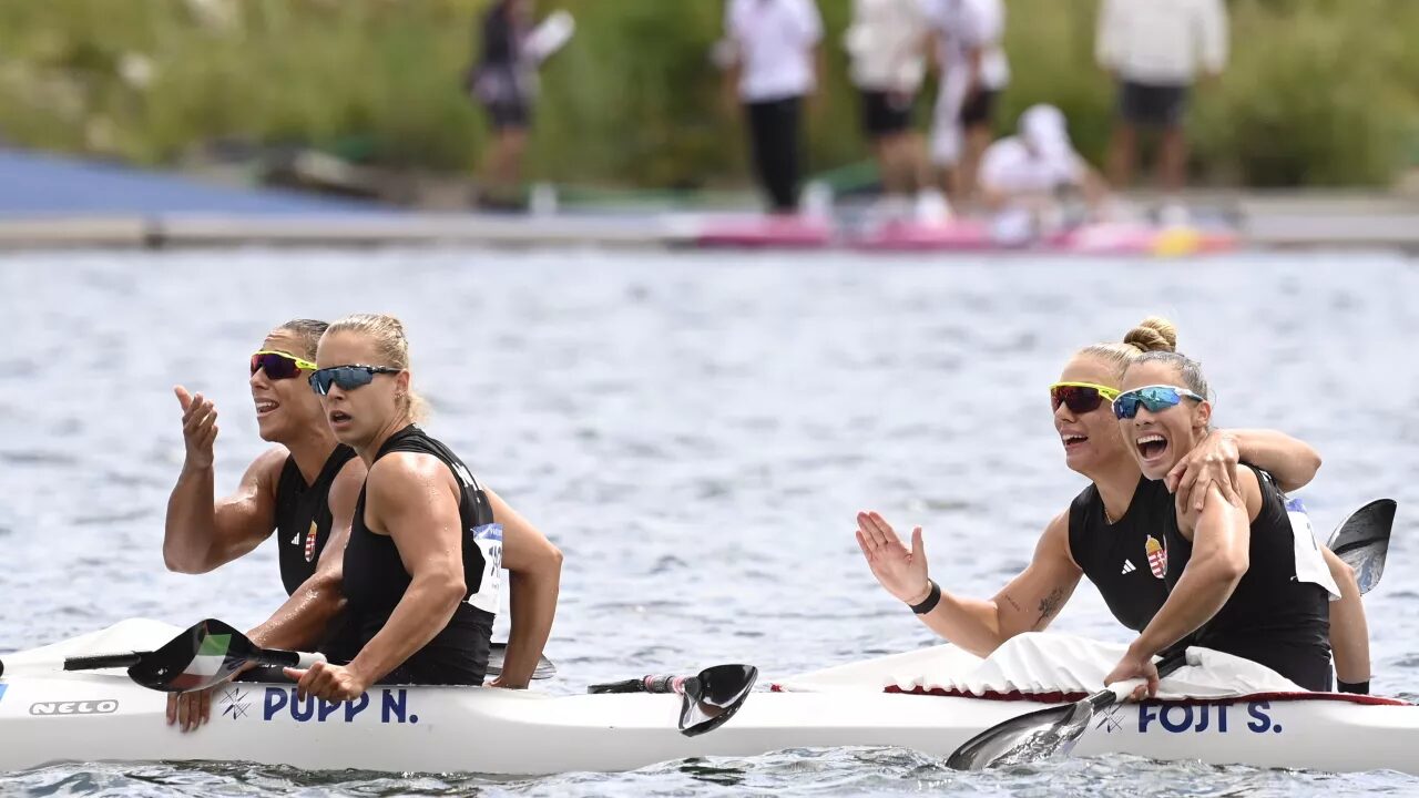 Pupp Noémiék újabb bronzérmet nyertek 500 méter kajak kettesben a párizsi olimpián