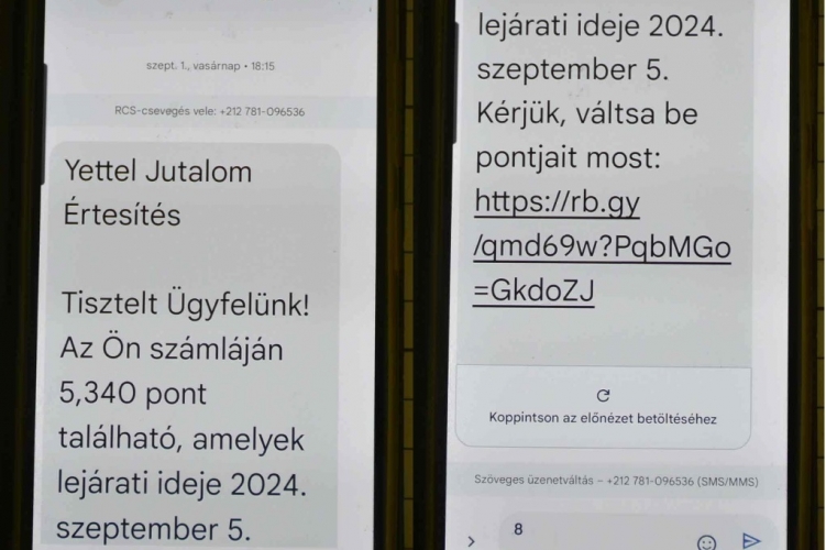 tolnamegyeihirek.hu - Csaló SMS-ekkel próbálják megszerezni a bankkártyaadatokat Tolna vármegyében