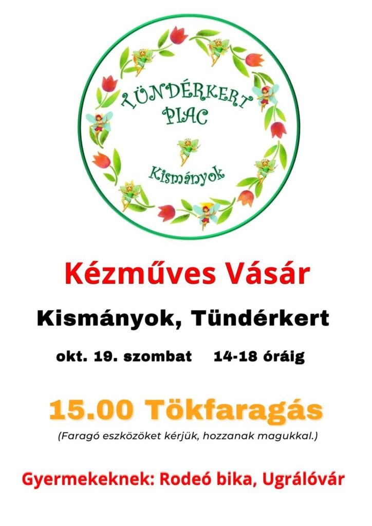 tolnamegyeihirek.hu - Kézműves Vásár és Tökfaragás a Tündérkert Piacon Kismányokon