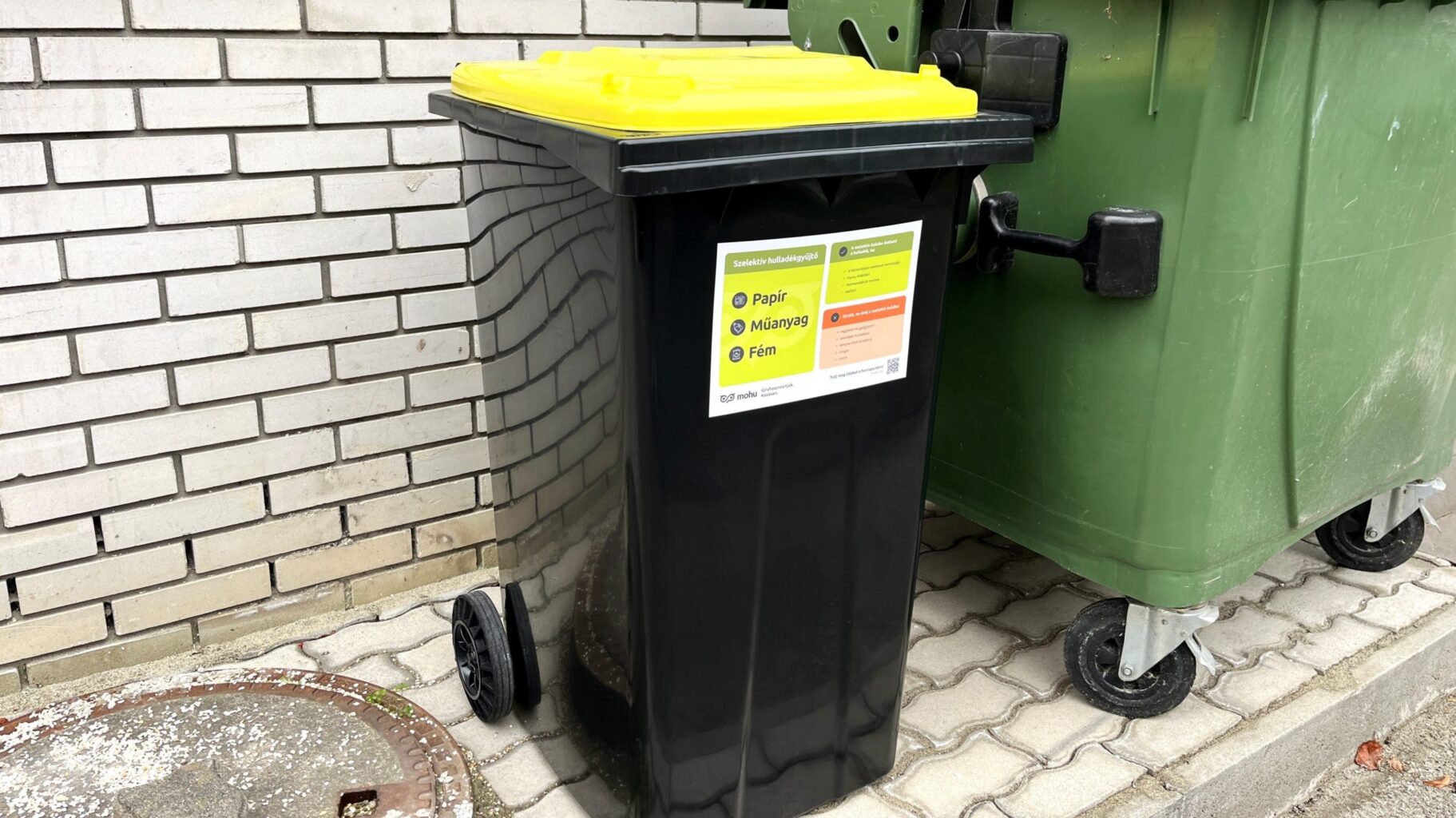 Egymillió új szelektív kukát oszt ki a MOHU 2025 végéig
