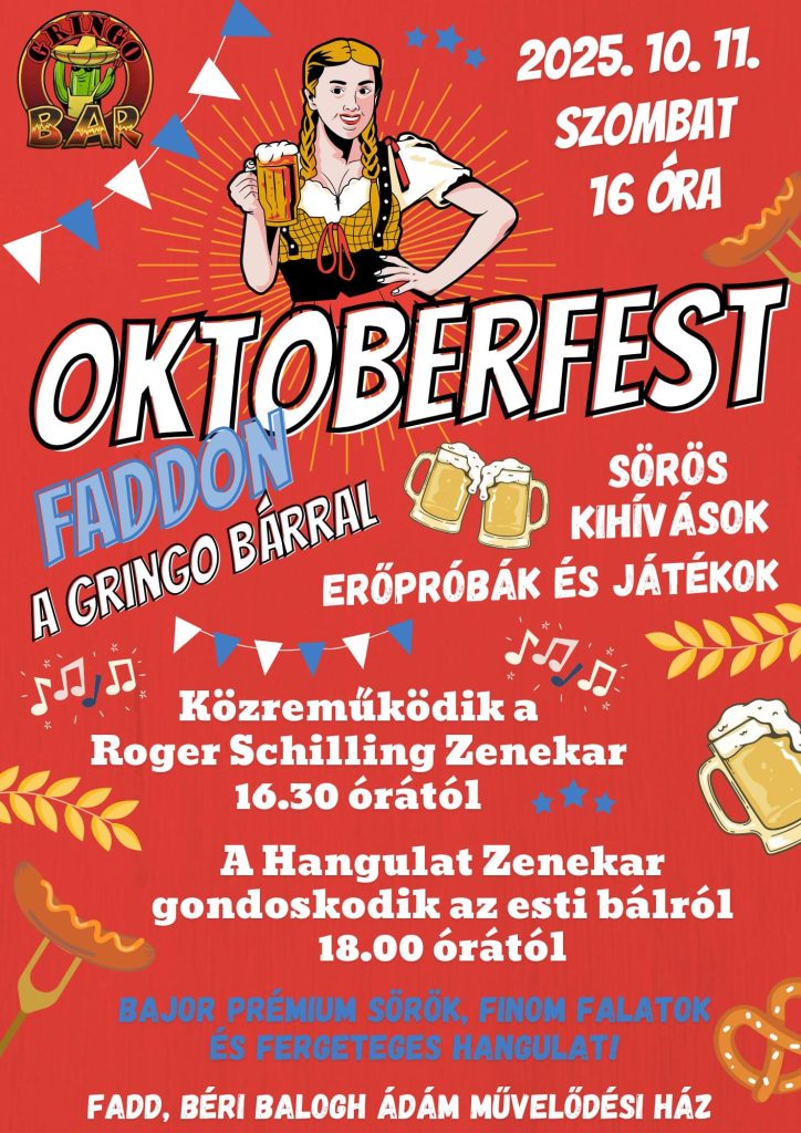 tolnamegyeihirek.hu - Oktoberfestet tartanak Faddon