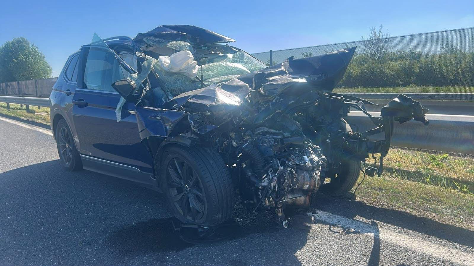 Baleset történt az M6-oson Dunaföldvárnál