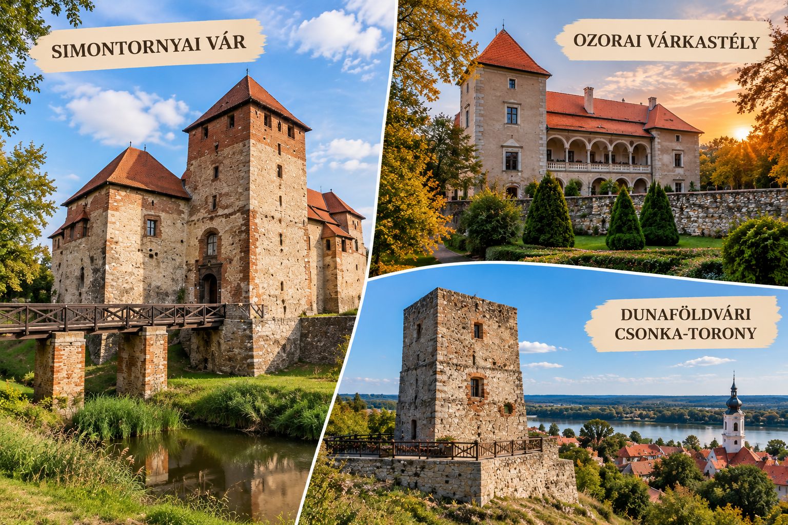 Három különleges vár Tolna megyében, amit ősszel is érdemes felfedezni