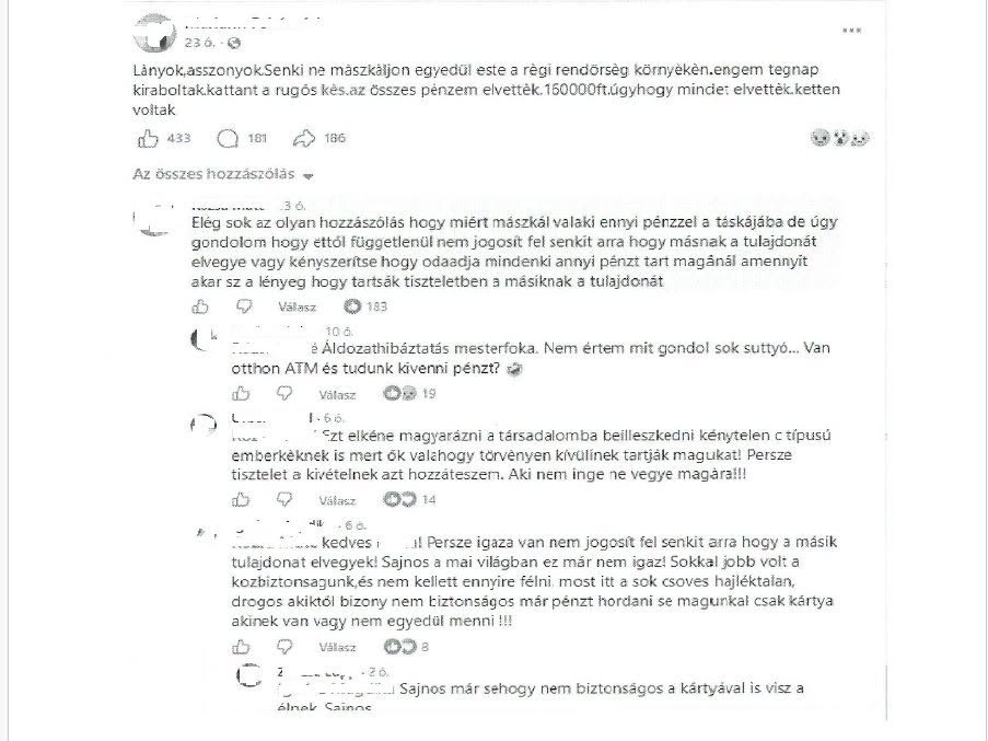 tolnamegyeihirek.hu - Hamisan állította, hogy kirabolták, a rendőrség felelős viselkedésre int