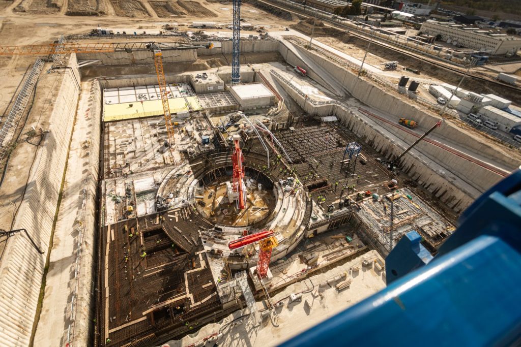 Befejeződött a 23 méteres szintig történő talajkiemelés a készülő 6. blokk területén