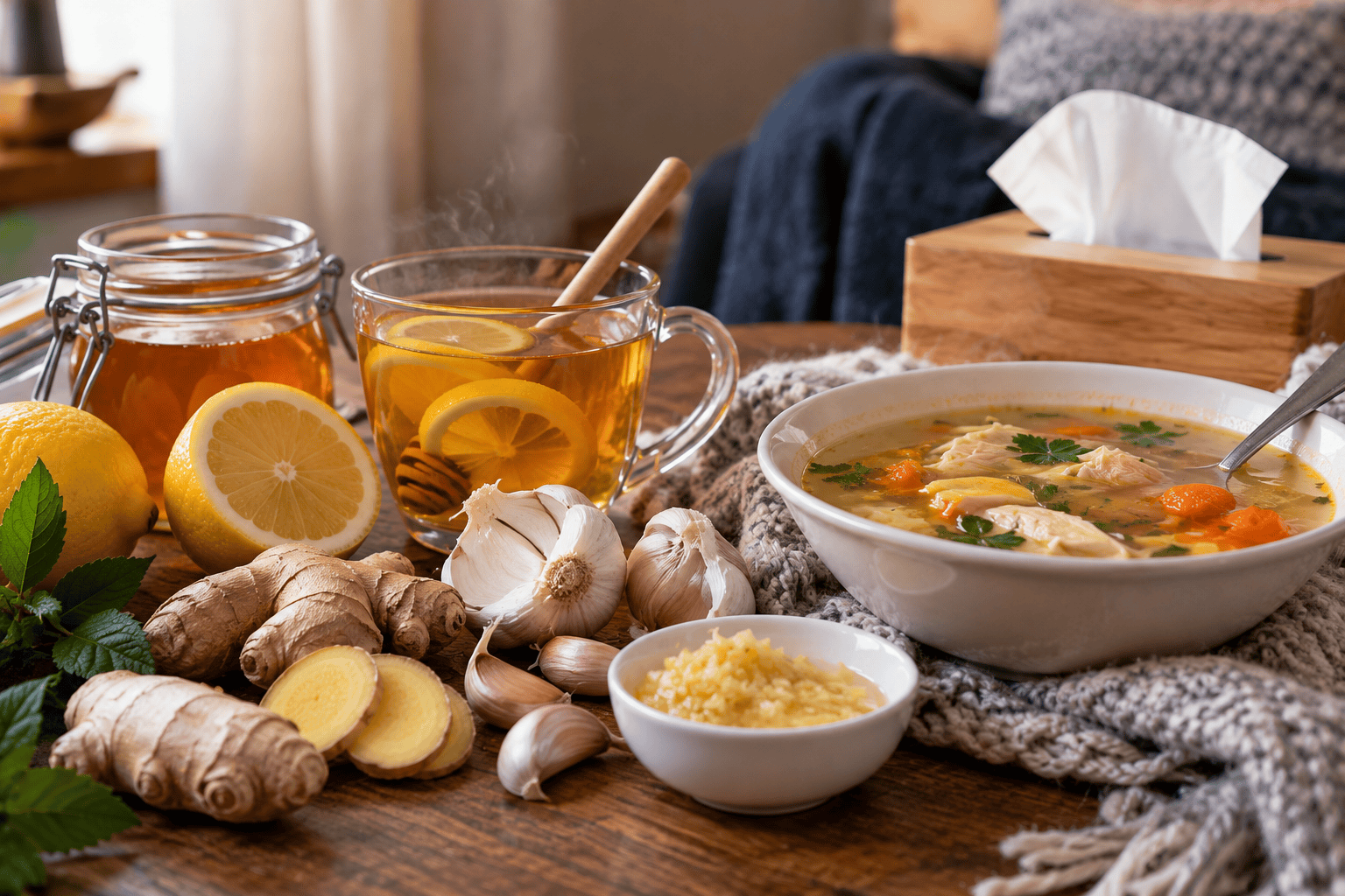 Mézes tea, fokhagyma vagy húsleves? Ön melyik házi praktikára esküszik megfázás ellen?