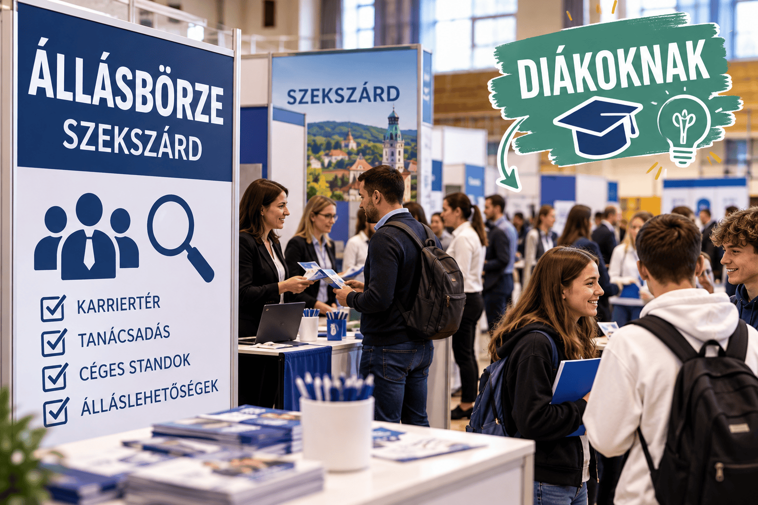 Munkát keresel vagy váltanál? Állásbörze jön Szekszárdon, utána a diákoké lesz a főszerep
