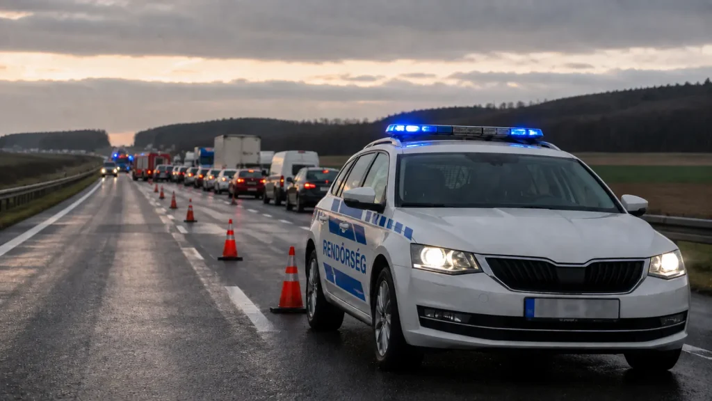 Baleset történt Tamási és Nagykónyi között, fokozott figyelemre int a rendőrség